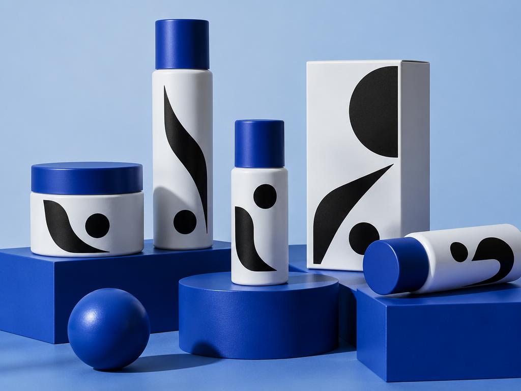 A sculptural packaging direction for a modern, considered skincare ritual.