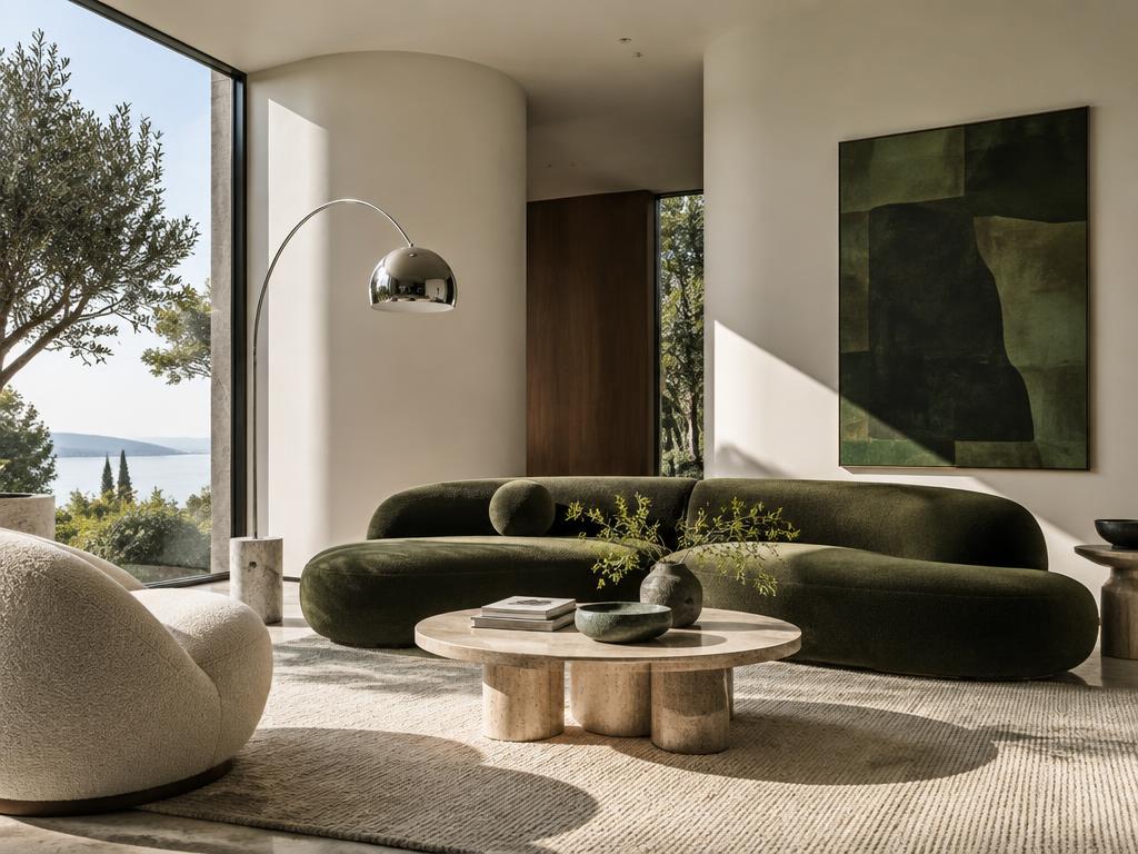 A warm, quietly expressive interior that balances natural materials and modern living.